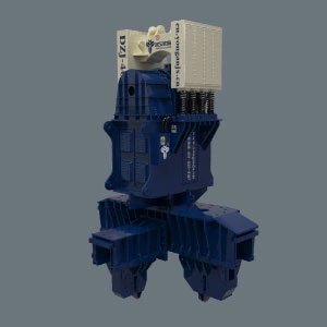 电动振动打桩锤的夹紧问题